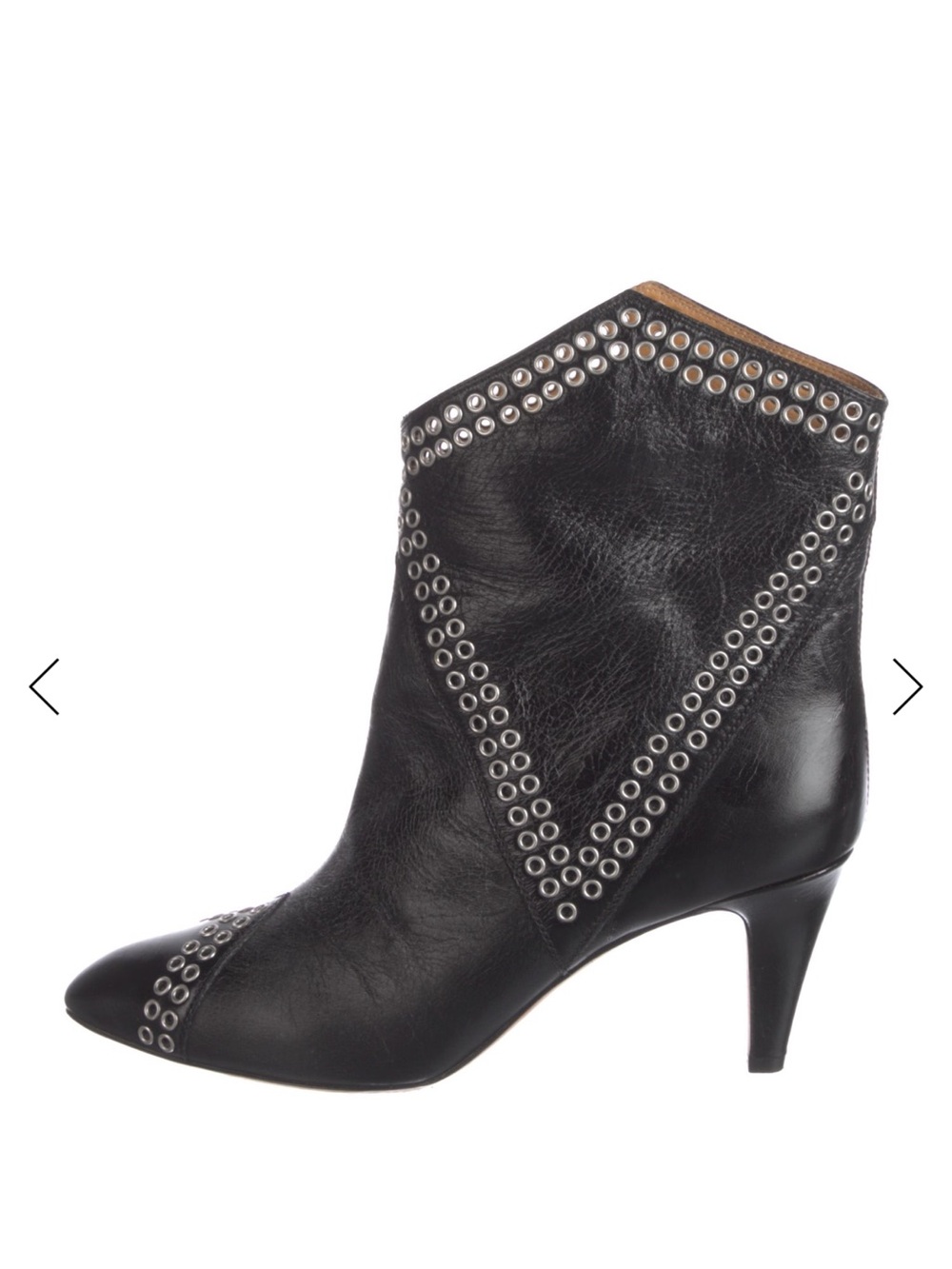Isabel Marant leather Eyelet Trim Western Boots